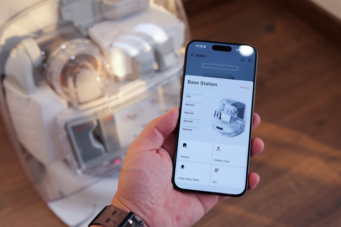 Điều khiển và tùy chỉnh trạm qua app ROMO ngay trên điện thoại.